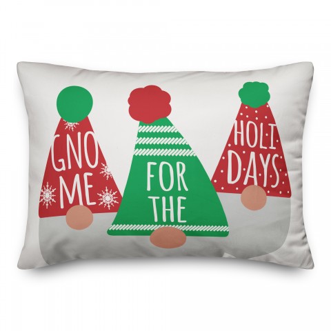 Gnome for the Holidays Pillow