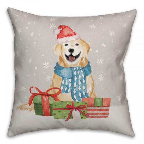 Puppy Presents Pillow