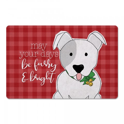 May your Days be Furry and Bright 27x18 Floor Mat