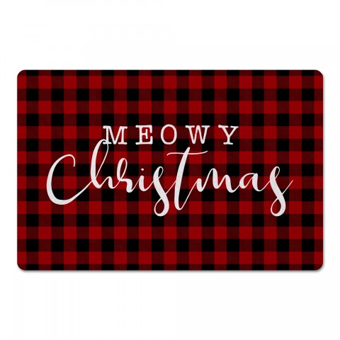 Meowy Christmas 27x18 Floor Mat