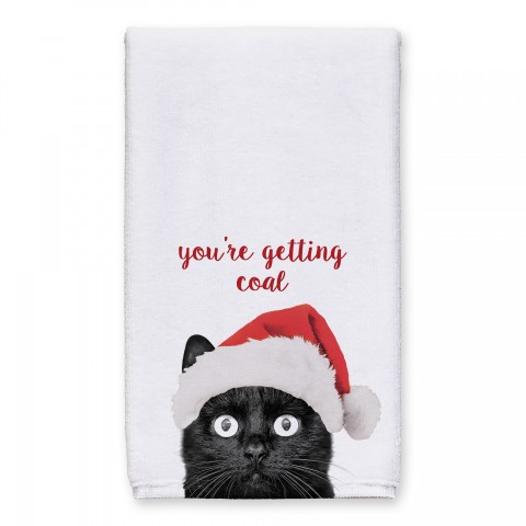 You're Getting Coal 16x25 Towel