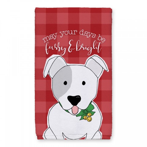 May your Days be Furry and Bright 16x25 Towel