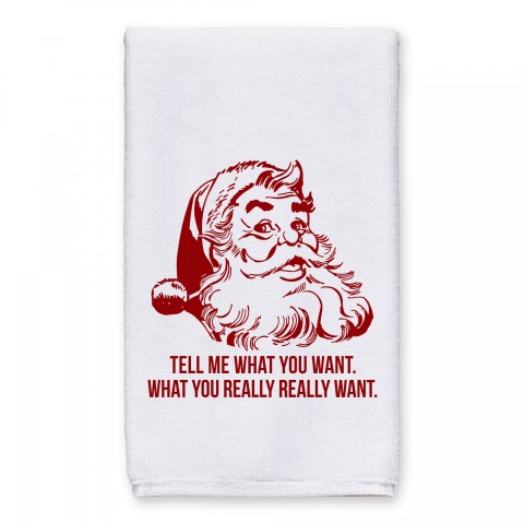 Tell Me What You Want 16x25 Towel