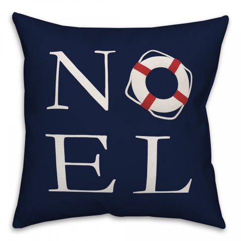 Noel Life Preserver Pillow
