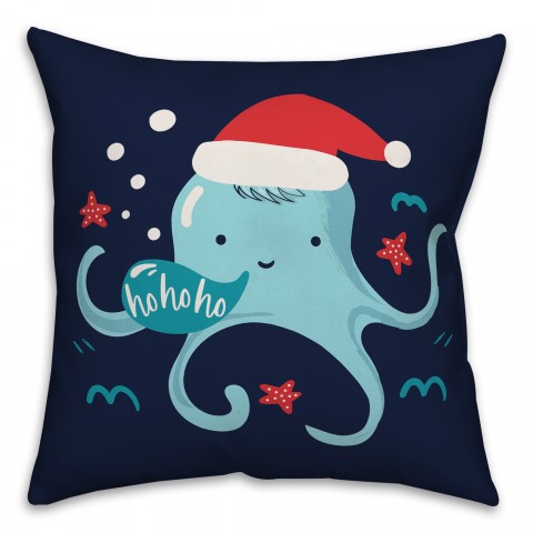 Ho Ho Ho Octopus Pillow
