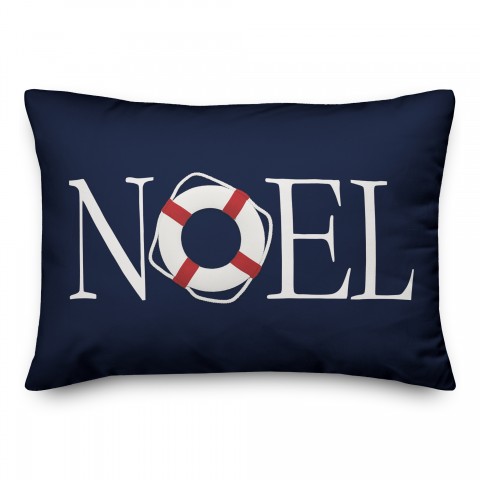 Noel Life Preserver Pillow