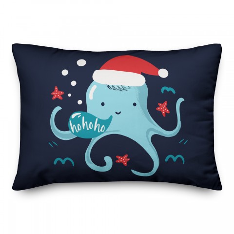 Ho Ho Ho Octopus Pillow