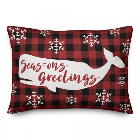 Seas-ons Greetings Pillow