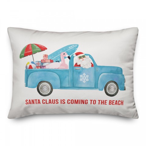 Santa Claus Sea Cruiser Pillow