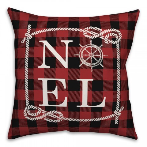 Noel Buffalo Check Pillow