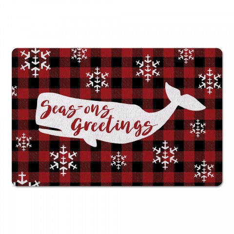 Seas-ons Greetings 27x18 Floor Mat
