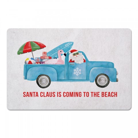 Santa Claus Sea Cruiser 27x18 Floor Mat