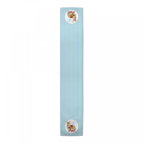 Floral Happy Easter Bunny Runner