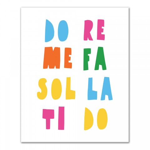 Do Re Me Music  Wall Art