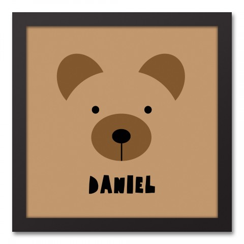Bear Face Friend Wall Art