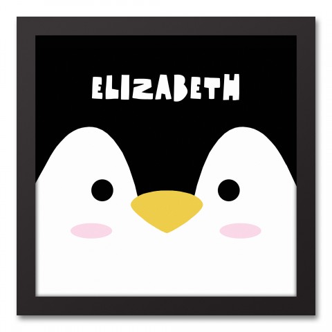 Penguin Face Friend Wall Art