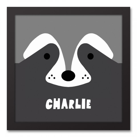 Raccoon Face Friend Wall Art