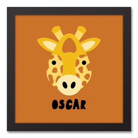 Giraffe Face Friend Wall Art