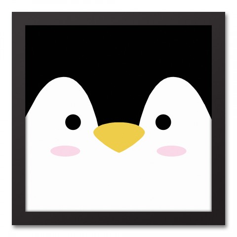 Penguin Face Friend Wall Art