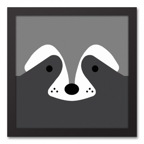 Raccoon Face Friend Wall Art