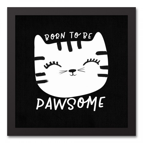 Born To Be Pawsome Wall Art