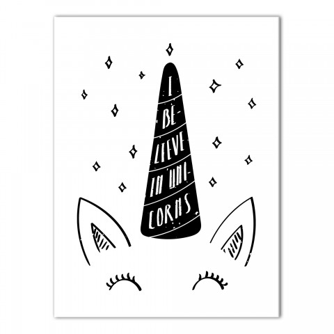 I Believe In Unicorns Wall Art