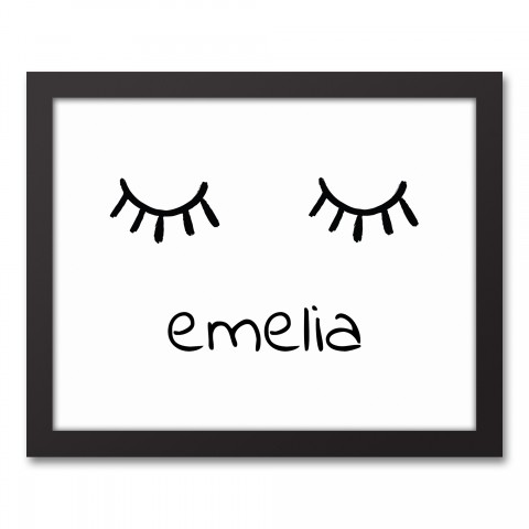 Eyelashes Wall Art