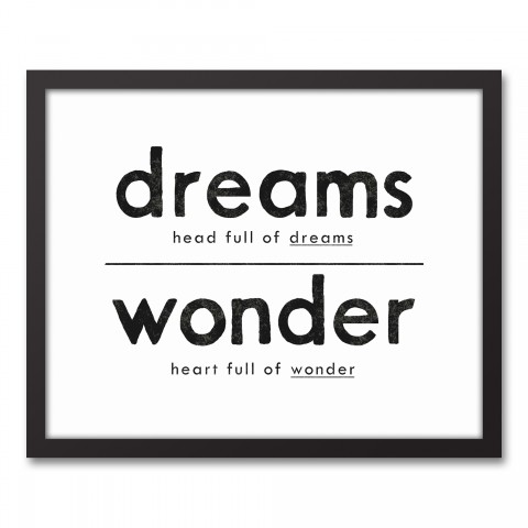 Head of Dreams Heart of Wonder Wall Art
