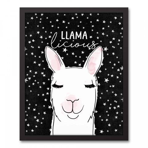 Llama Licious Wall Art
