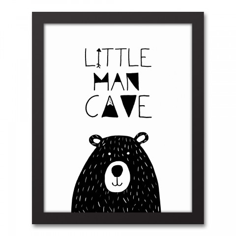 Little Man Cave Wall Art