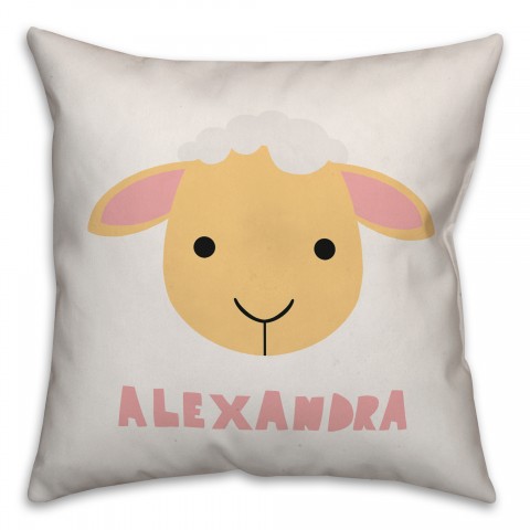 Lamb Face Friend Pillow