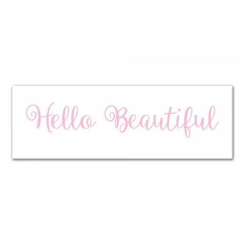 Hello Beautiful Wall Art