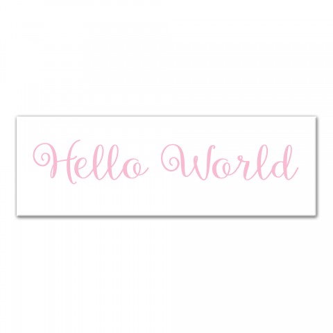 Hello World Wall Art