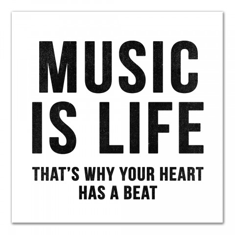 Music Is Life Wall Art