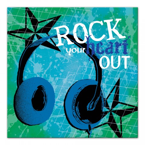 Boys Rock Out Wall Art