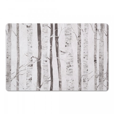 White Birch Trees 27x18 Floor Mat