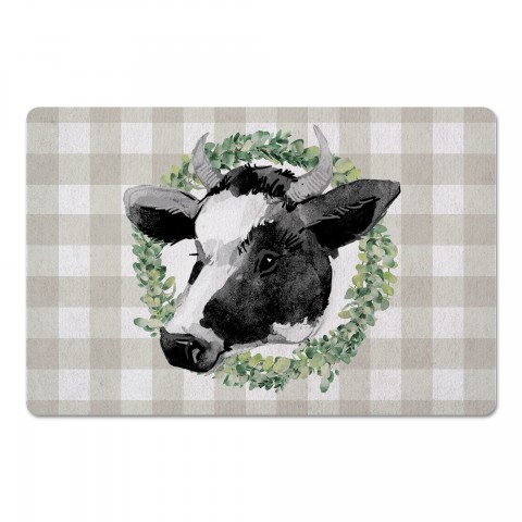Eucalyptus Cow  27x18 Floor Mat