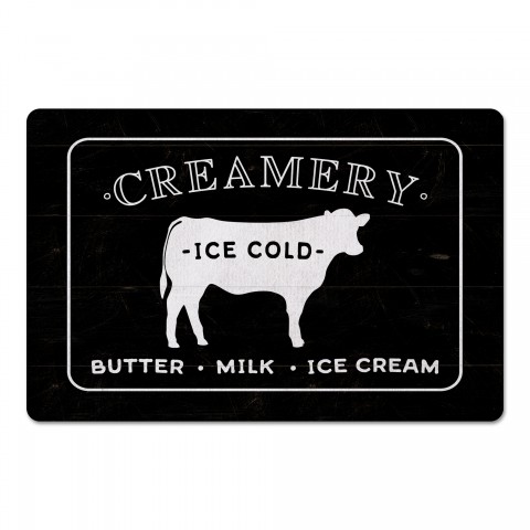 Distressed Creamery 27x18 Floor Mat