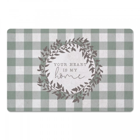 Your Heart Is My Home 27x18 Floor Mat