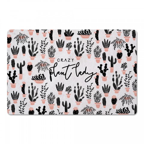Crazy Plant Lady 27x18 Floor Mat