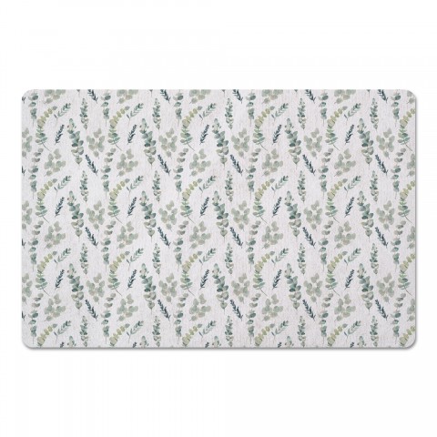 Watercolor Eucalyptus 27x18 Floor Mat