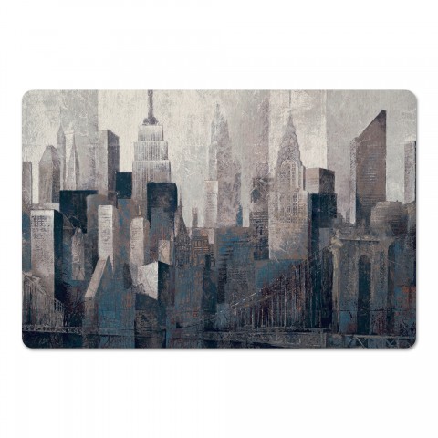 Abstract Big Apple 27x18 Floor Mat