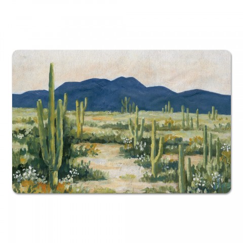 Abstract Desert Valley 27x18 Floor Mat