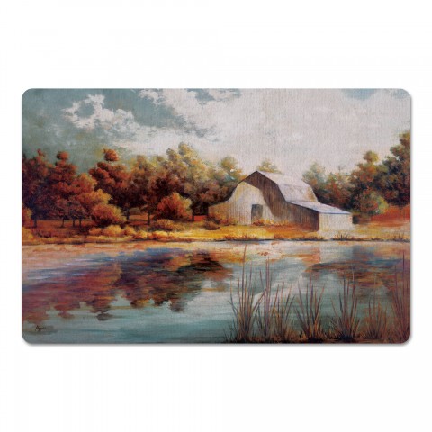 Painted Lake Barn 27x18 Floor Mat