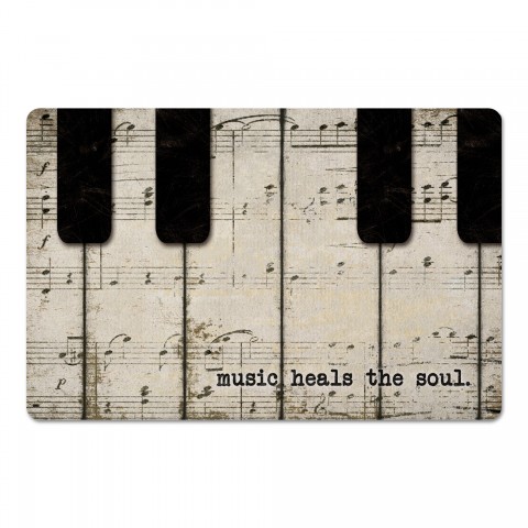 Music Heals The Soul 27x18 Floor Mat