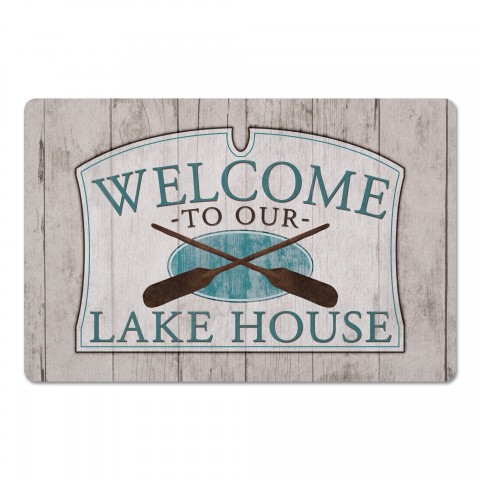 Welcome To The Lakehouse 27x18 Floor Mat