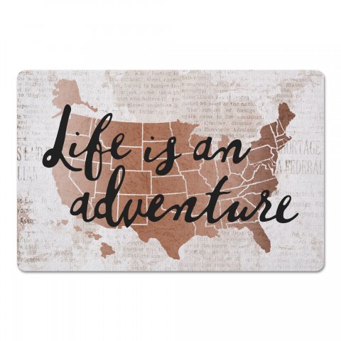 Life Is An Adventure 27x18 Floor Mat