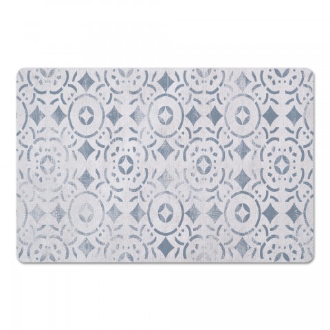 Distressed Mosaic Tile 27x18 Floor Mat