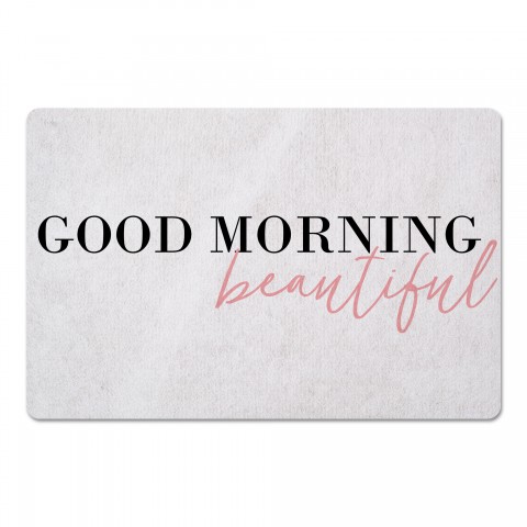 Good Morning Beautiful 27x18 Floor Mat