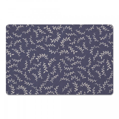 Soft Blue Vines 27x18 Floor Mat